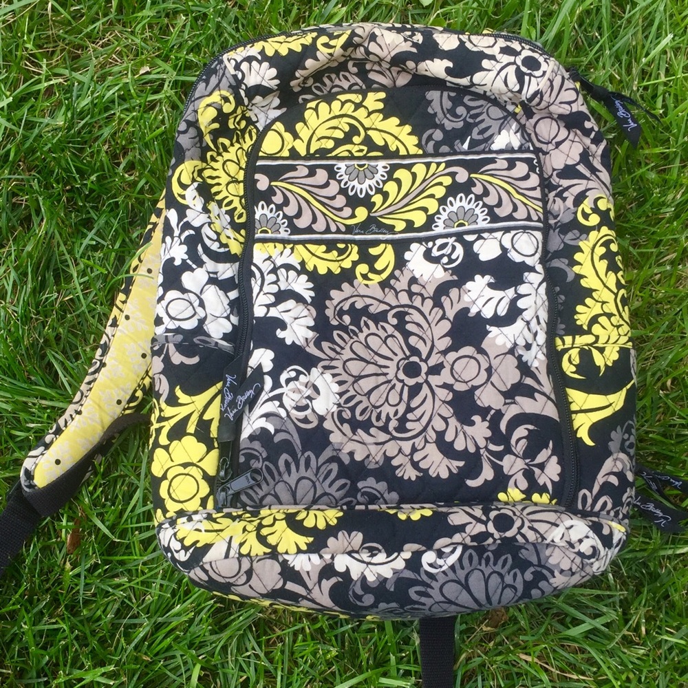 Black and Green Vera Bradley Backpack
